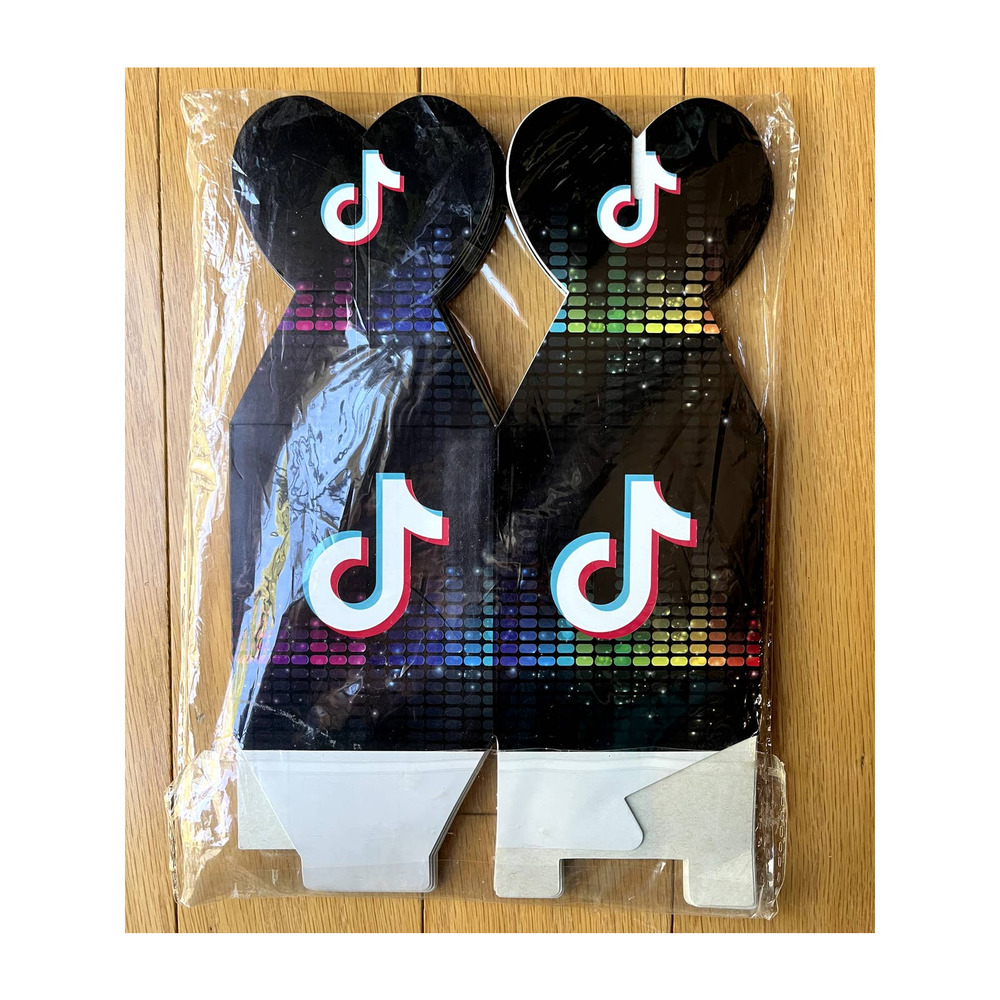 (12)Tik Tok Candy Treat Birthday Boxes Party Favors Decorations